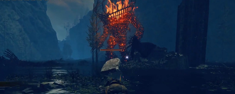 《艾爾登法環》城底積水處燃爐魔像1Boss圖鑒