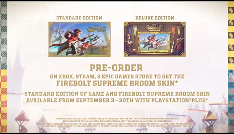 《哈利波特:魁地奇冠軍》遊戲將於9 月 3 日發行 《哈利波特:魁地奇冠軍》遊戲將於9 月 3 日發行