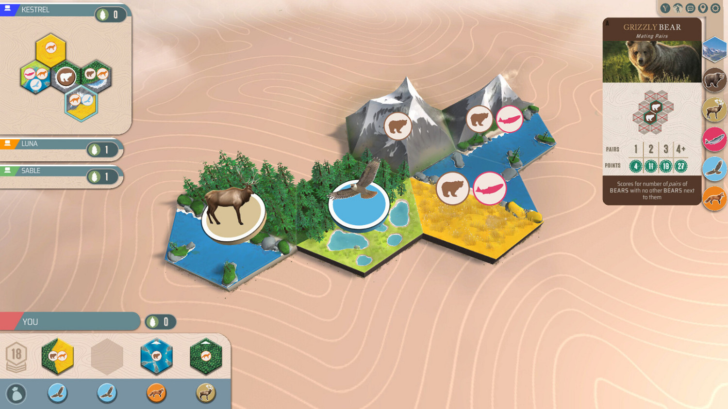 拼圖桌遊《Cascadia》Steam頁面上線 發售日待定 拼圖桌遊《Cascadia》Steam頁面上線 發售日待定