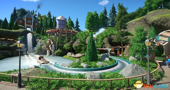 雲霄飛車之星原木泛舟濺水區建設教學