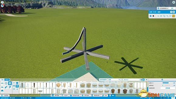 雲霄飛車之星中國式涼亭設計步驟