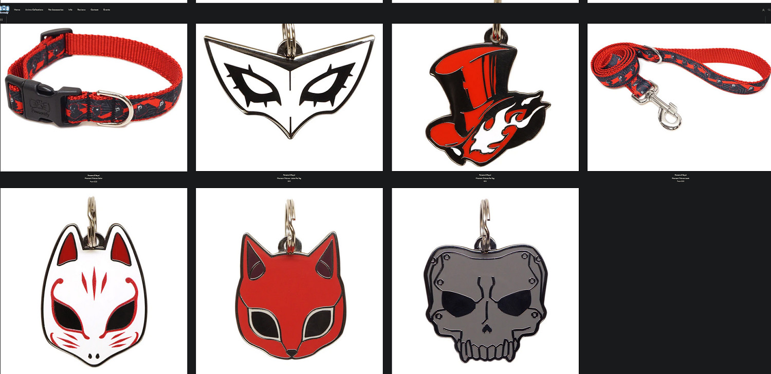 Pawsonify推出《女神異聞錄5皇家版》連動寵物用品