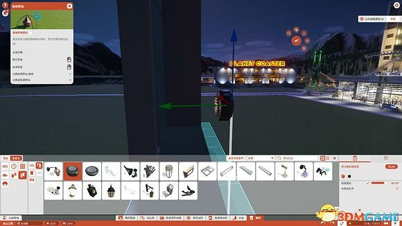 雲霄飛車之星製作一個夜景建造教學