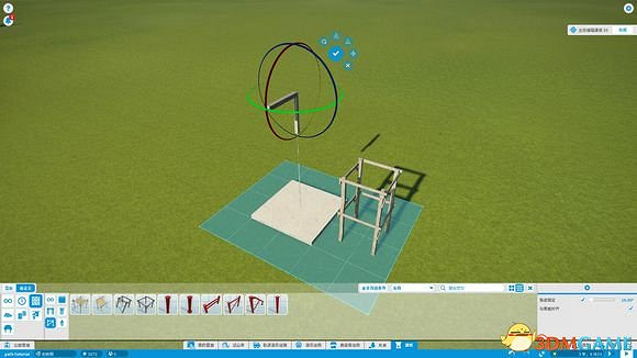 雲霄飛車之星中國式涼亭設計步驟