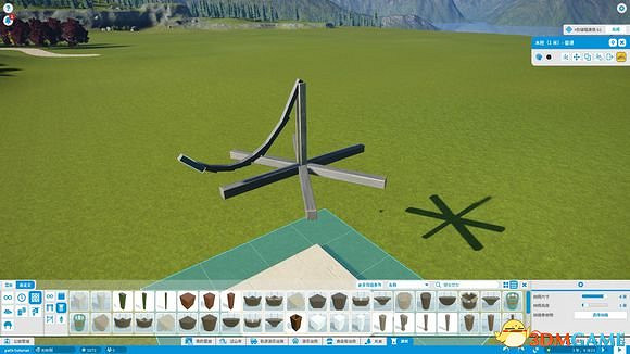 雲霄飛車之星中國式涼亭設計步驟