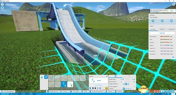 雲霄飛車之星原木泛舟濺水區建設教學
