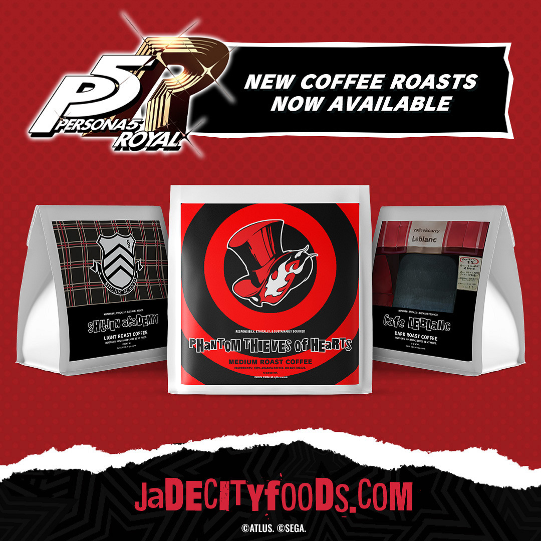ATLUS推出《女神異聞錄5》官方聯名辣醬和咖啡豆 ATLUS推出《女神異聞錄5》官方聯名辣醬和咖啡豆