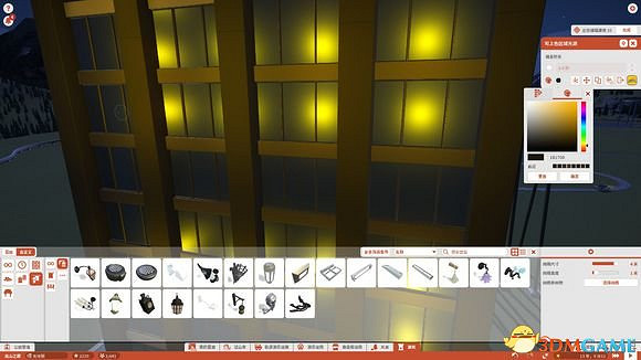 雲霄飛車之星製作一個夜景建造教學