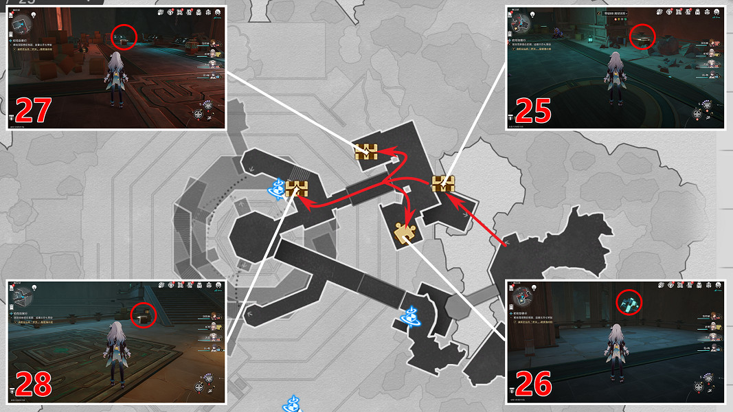 崩壞星穹鐵道2.4幽囚獄寶箱位置大全 崩壞星穹鐵道2.4幽囚獄寶箱位置大全