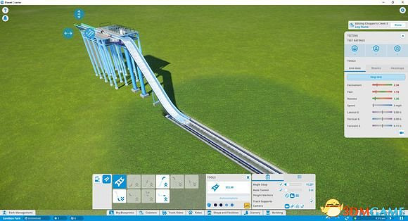 雲霄飛車之星原木泛舟濺水區建設教學