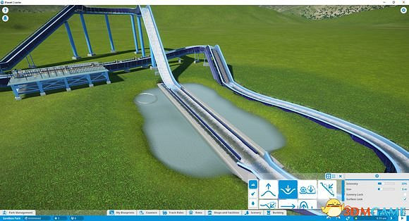 雲霄飛車之星原木泛舟濺水區建設教學