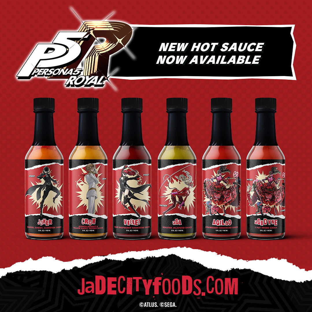 ATLUS推出《女神異聞錄5》官方聯名辣醬和咖啡豆 ATLUS推出《女神異聞錄5》官方聯名辣醬和咖啡豆