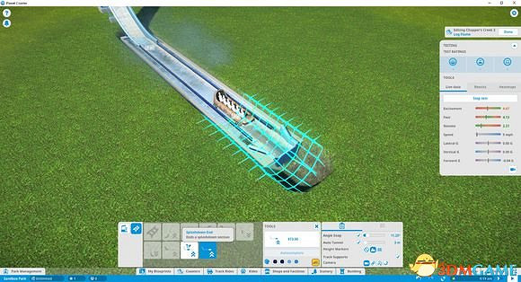 雲霄飛車之星原木泛舟濺水區建設教學