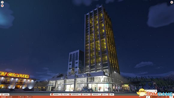 雲霄飛車之星製作一個夜景建造教學