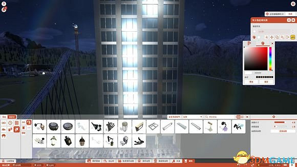 雲霄飛車之星製作一個夜景建造教學