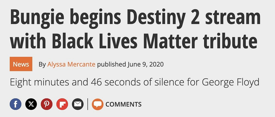 Bungie大裁員背後:過去兩年沉迷道德宣傳 搞代詞 Bungie大裁員背後:過去兩年沉迷道德宣傳 搞代詞