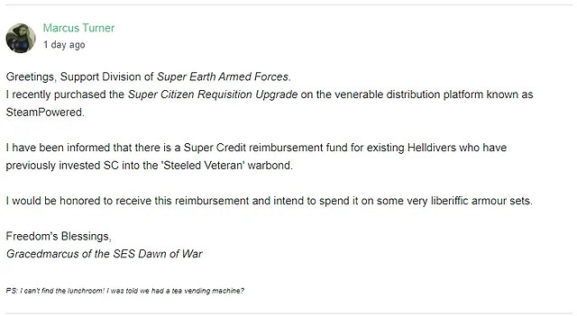 《絕地戰兵2》開發者扮演者與玩家相互發送電子郵件! 《絕地戰兵2》開發者扮演者與玩家相互發送電子郵件!