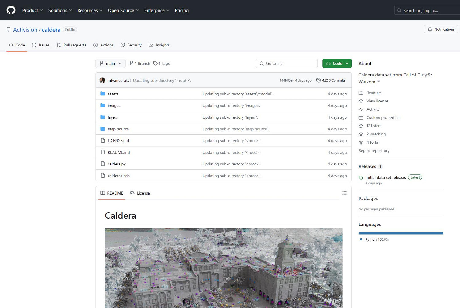 《決勝時刻:現代戰域》卡爾德拉地圖進行開源,意在推動AI的開發 《決勝時刻:現代戰域》卡爾德拉地圖進行開源,意在推動AI的開發