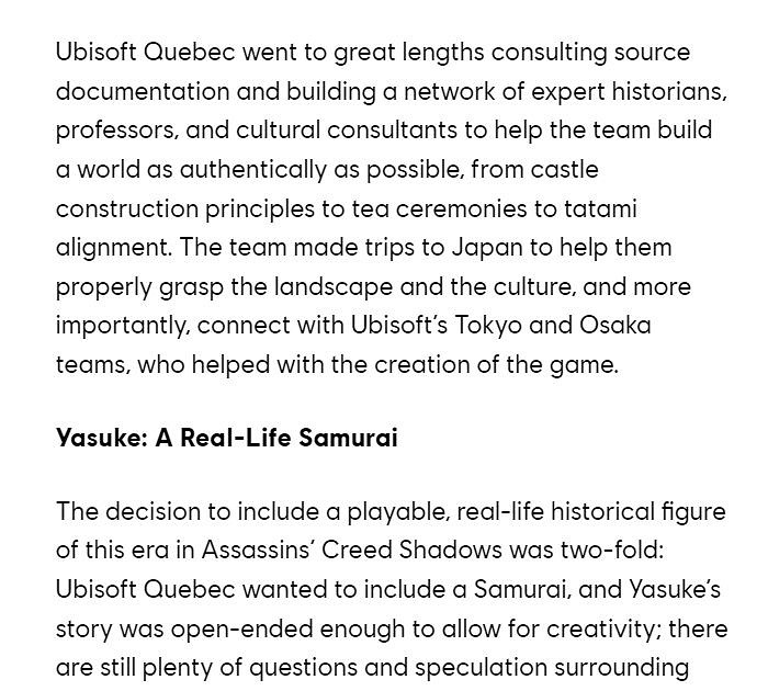 日本遊戲編劇討論《刺客教條:影》與彌助爭議 日本遊戲編劇討論《刺客教條:影》與彌助爭議