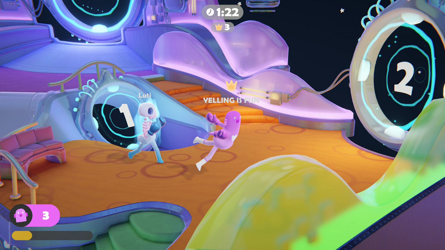 休閒派對格鬥遊戲《外星軟糖人》已推出正式版