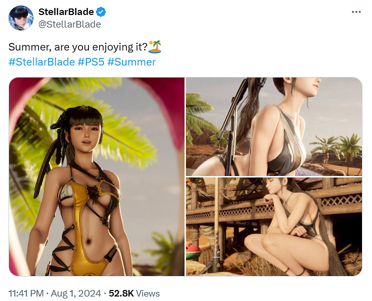 《劍星》官方曬出伊芙泳裝新圖:夏天到了 你喜歡嗎? 《劍星》官方曬出伊芙泳裝新圖:夏天到了 你喜歡嗎?