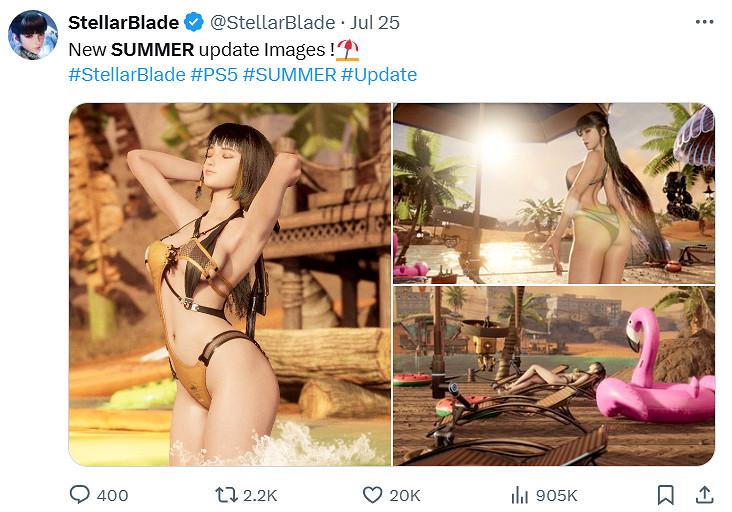 憑借熱辣泳裝《劍星》玩家數暴增,它真的太懂玩家了! 憑借熱辣泳裝《劍星》玩家數暴增,它真的太懂玩家了!