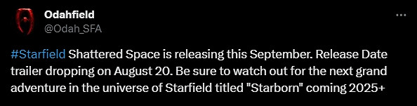 《星空》DLC“破碎空間”將於9月發售?將在科隆展宣布 《星空》DLC“破碎空間”將於9月發售?將在科隆展宣布