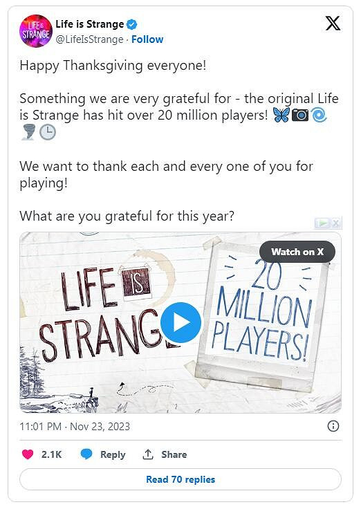 《奇妙人生》初代遊戲玩家人數突破2000萬