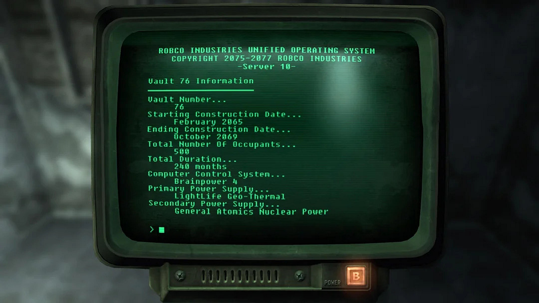 時隔16年，玩家在《輻射3》中發現《異塵餘生76》的伏筆