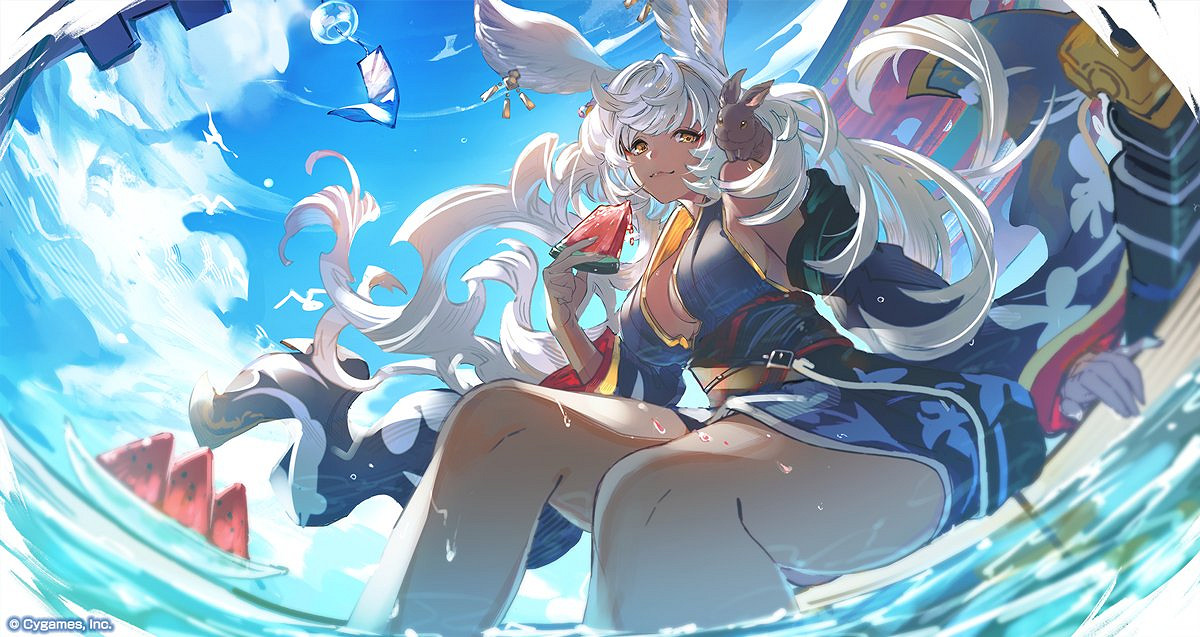 《碧藍幻想》官方曬出夏日藝術圖：色彩清新 畫風精美