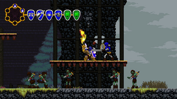 2D像素動作遊戲《伏爾加爾的維京人 II》在Steam推出 2D像素動作遊戲《伏爾加爾的維京人 II》在Steam推出