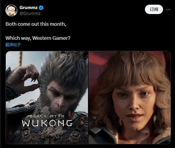外國網友發起黑神話/星戰亡命二選一：支援猴哥居多！