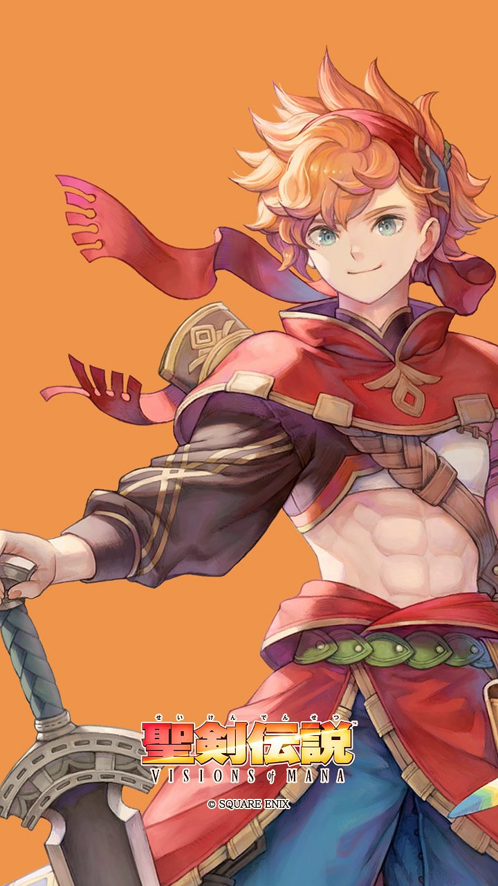 《聖劍傳說Visions of Mana》曬出兩張瓦爾手機壁紙！