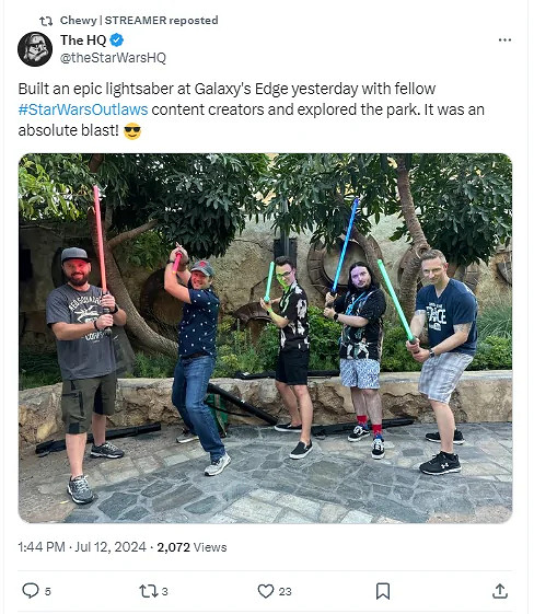 最貴的營銷！育碧為宣傳《星戰：亡命之徒》 下了血本