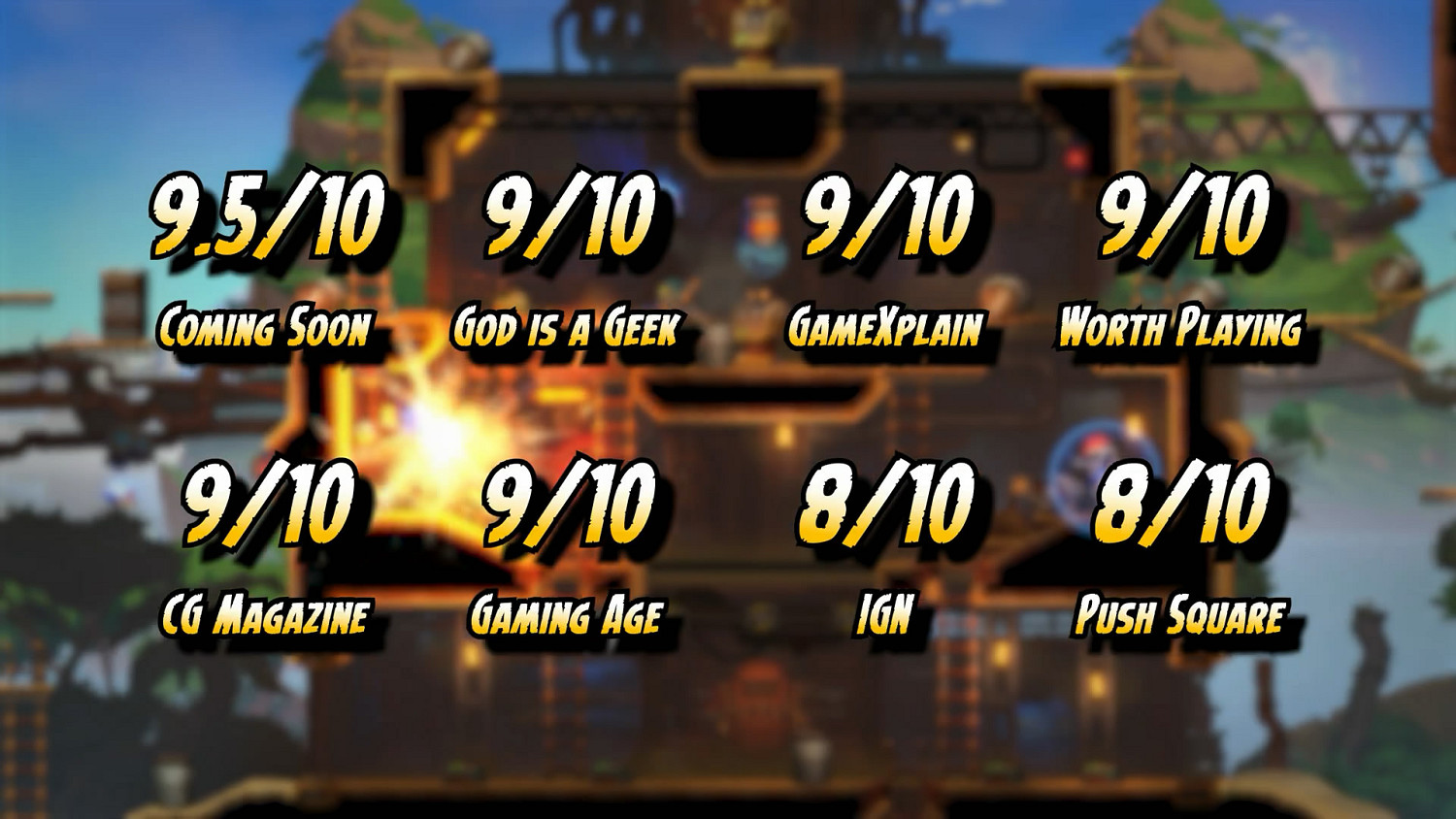 《蒸汽世界大劫掠2》發售預告片：展示各大媒體的好評