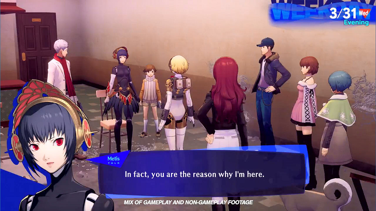 《女神異聞錄3:Reload》DLC“埃癸斯”新PV墨提斯 《女神異聞錄3:Reload》DLC“埃癸斯”新PV墨提斯