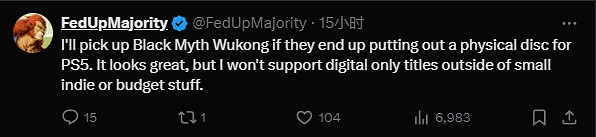 外國網友發起黑神話/星戰亡命二選一：支援猴哥居多！