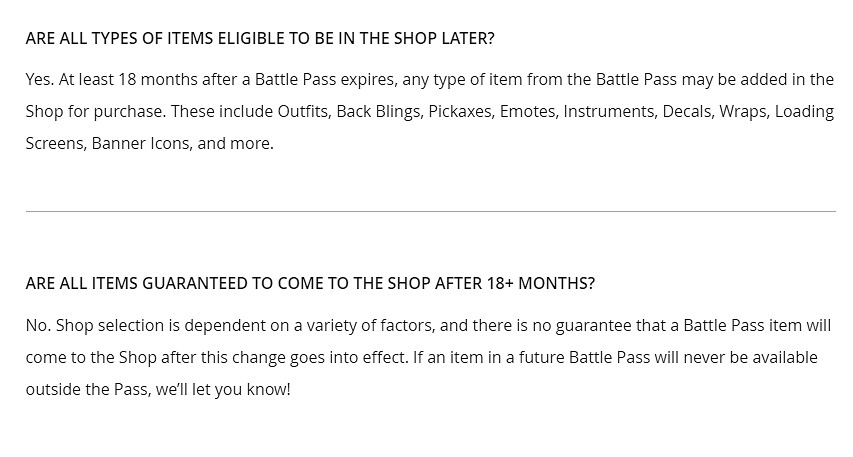 《堡壘之夜》通行證獎勵改規則!不再設立絕版內容 《堡壘之夜》通行證獎勵改規則!不再設立絕版內容