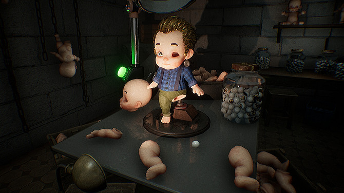 《Dollmare》10月登陸Steam 玩偶工廠恐怖探險