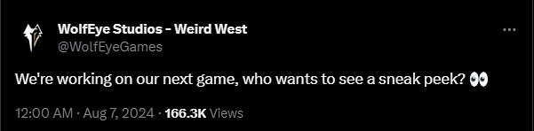 粉絲狂喜！WolfEye Studios新作將會是第一人稱RPG！