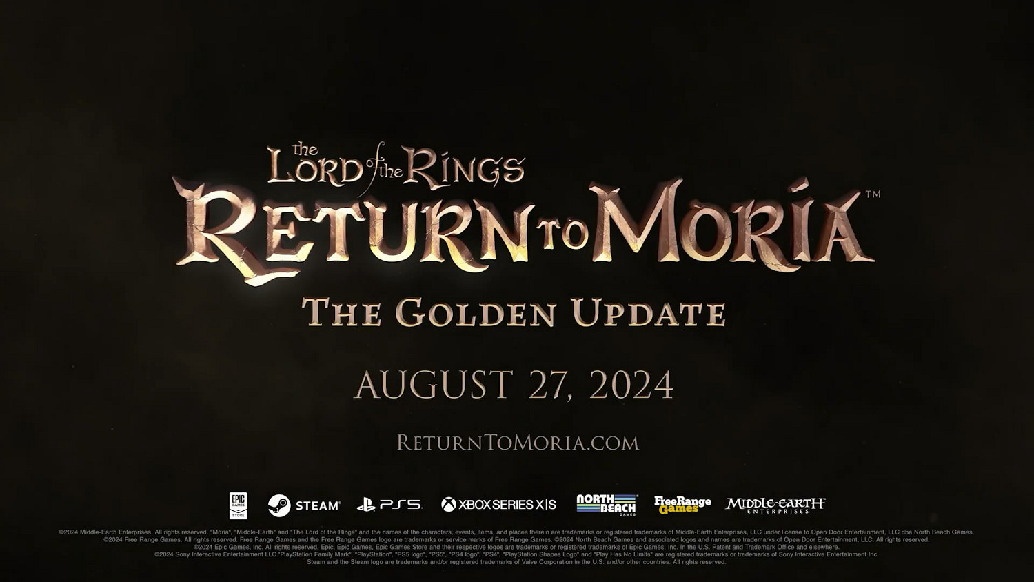 前Epic獨占《指環王:重返莫瑞亞》8月27日登陸Steam! 前Epic獨占《指環王:重返莫瑞亞》8月27日登陸Steam!