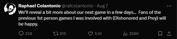 粉絲狂喜！WolfEye Studios新作將會是第一人稱RPG！