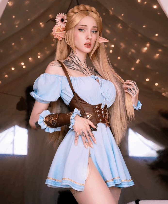 美女COS《劍星》伊芙:肉色膚質戰衣凸顯曼妙曲線! 美女COS《劍星》伊芙:肉色膚質戰衣凸顯曼妙曲線!