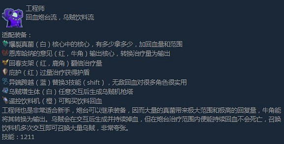 《雨中冒險2》工程師用什麽流派 《雨中冒險2》工程師用什麽流派