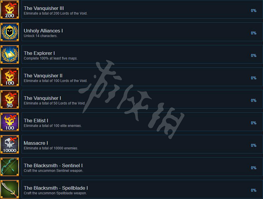 《靈魂石倖存者》成就大全 成就怎麽做？