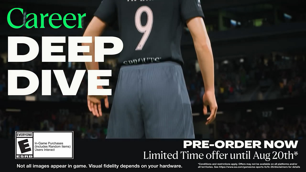 《EA Sports FC 25》職業生涯模式 深度解析預告片！