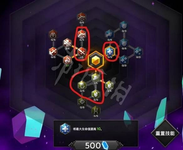 《靈魂石倖存者》怎麽升級技能點？技能樹加點推薦