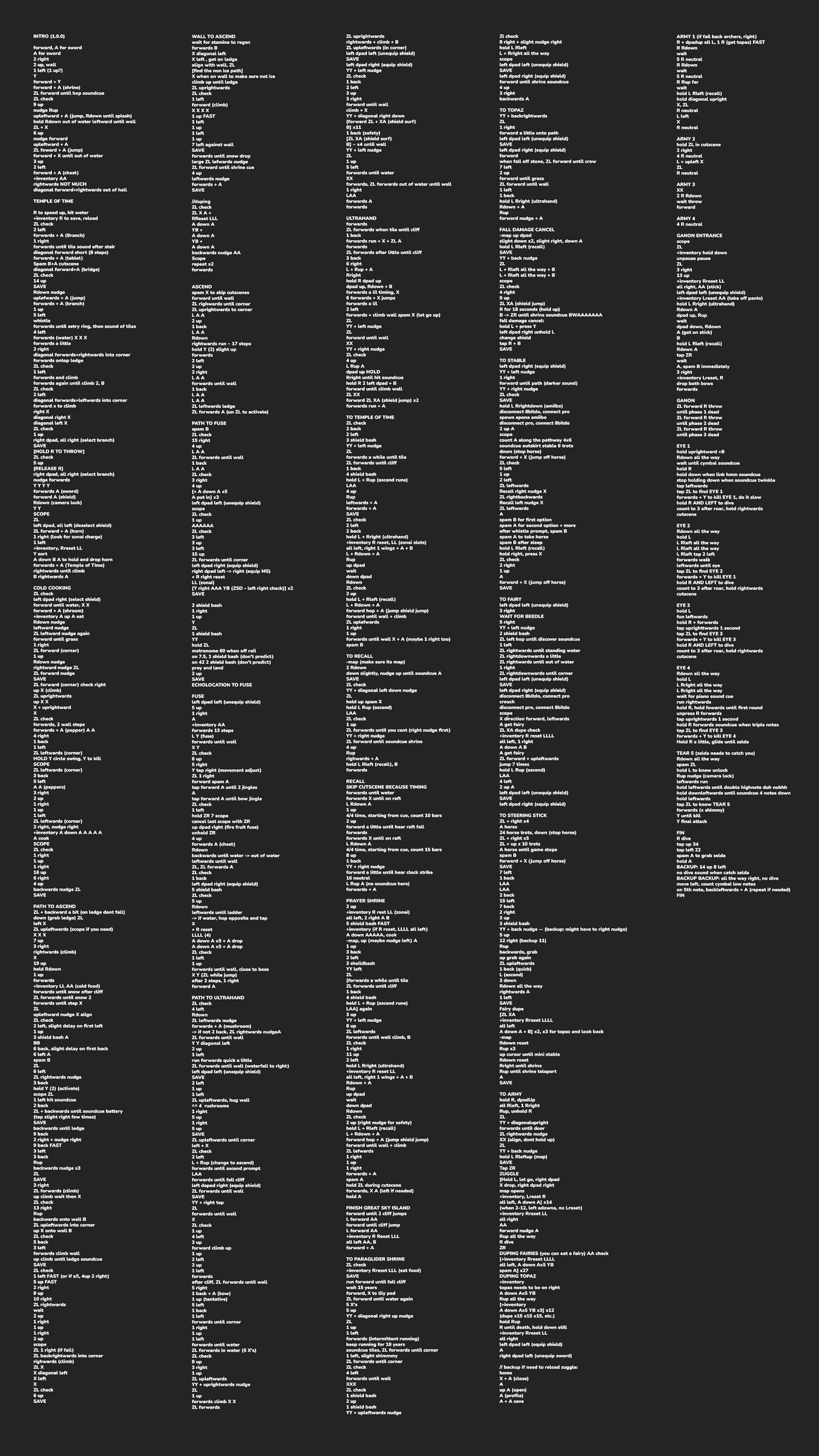 高玩公開蒙眼速通《薩爾達:王國之淚》心得流程 超細一圖流 高玩公開蒙眼速通《薩爾達:王國之淚》心得流程 超細一圖流