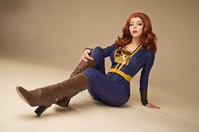 俄羅斯辣妹COS《輻射》女角色 熱辣身材讓人大飽眼福