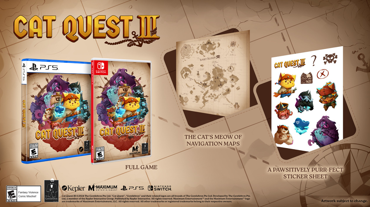 征服未探索的“喵勒比”海域——《貓咪鬥惡龍III》現已上線 征服未探索的“喵勒比”海域——《貓咪鬥惡龍III》現已上線